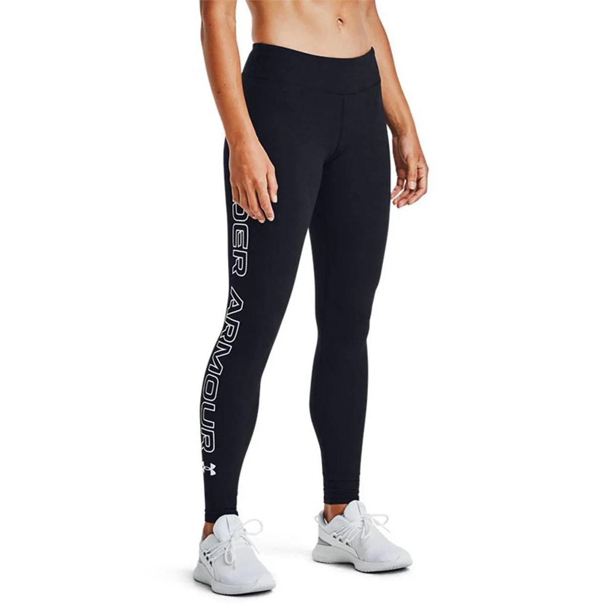 UNDER ARMOUR Favorite Wordmark Women's Training Pants - Black - L (US SIZE)