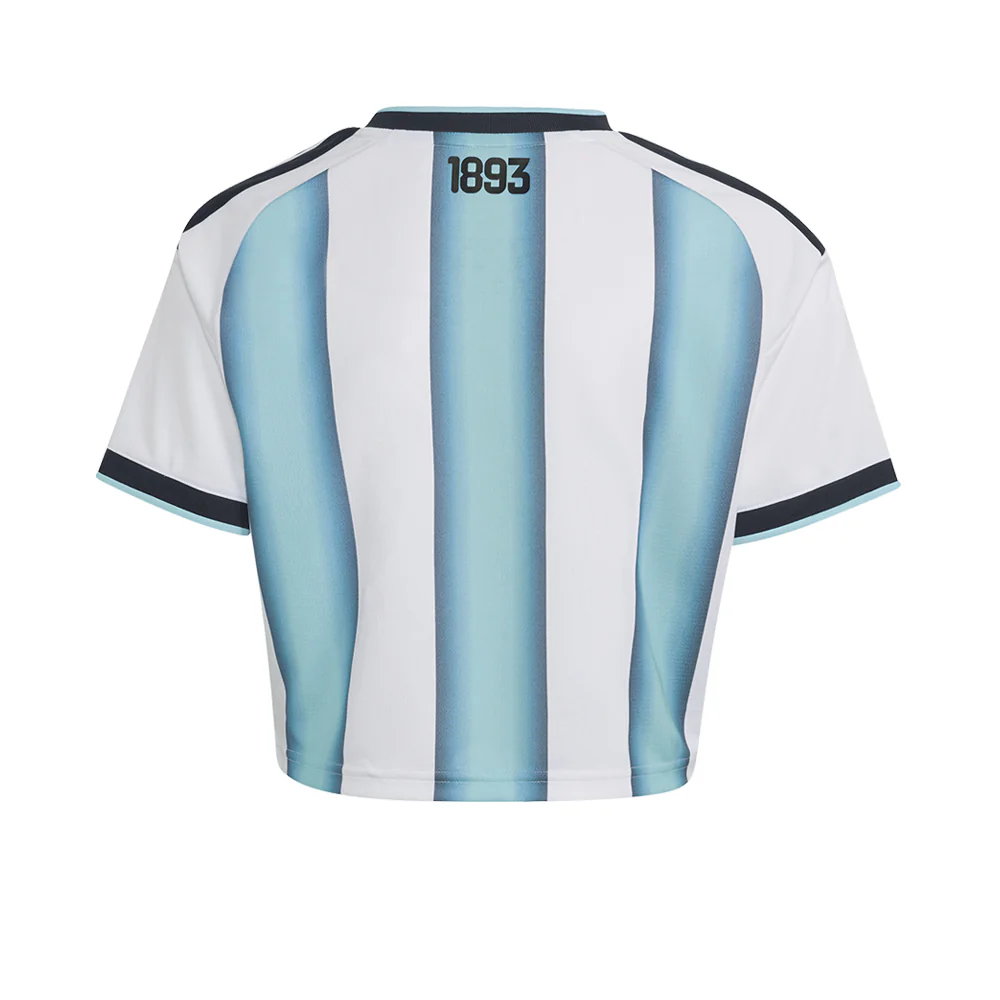 ADIDAS Women's Argentina Home Replica 2026 Cropped Jersey - White - L (UK SIZE)