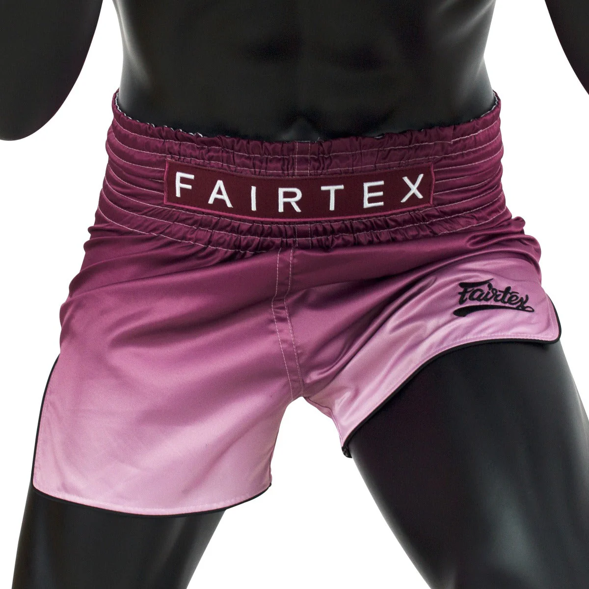 Muay Thai Shorts - BS1904 Fade (Maroon) - Red - L