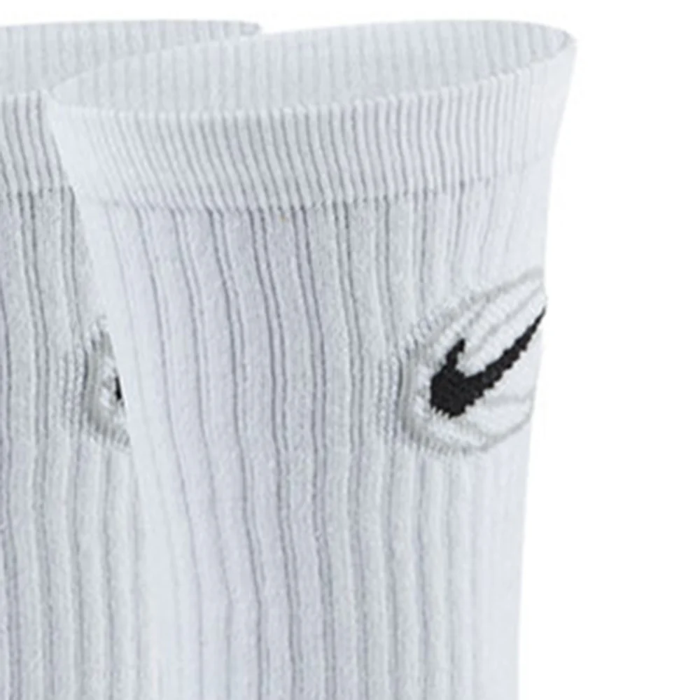 NIKE Everyday Crew (3 Pairs) Men's Basketball Socks - White - XL (US SIZE)