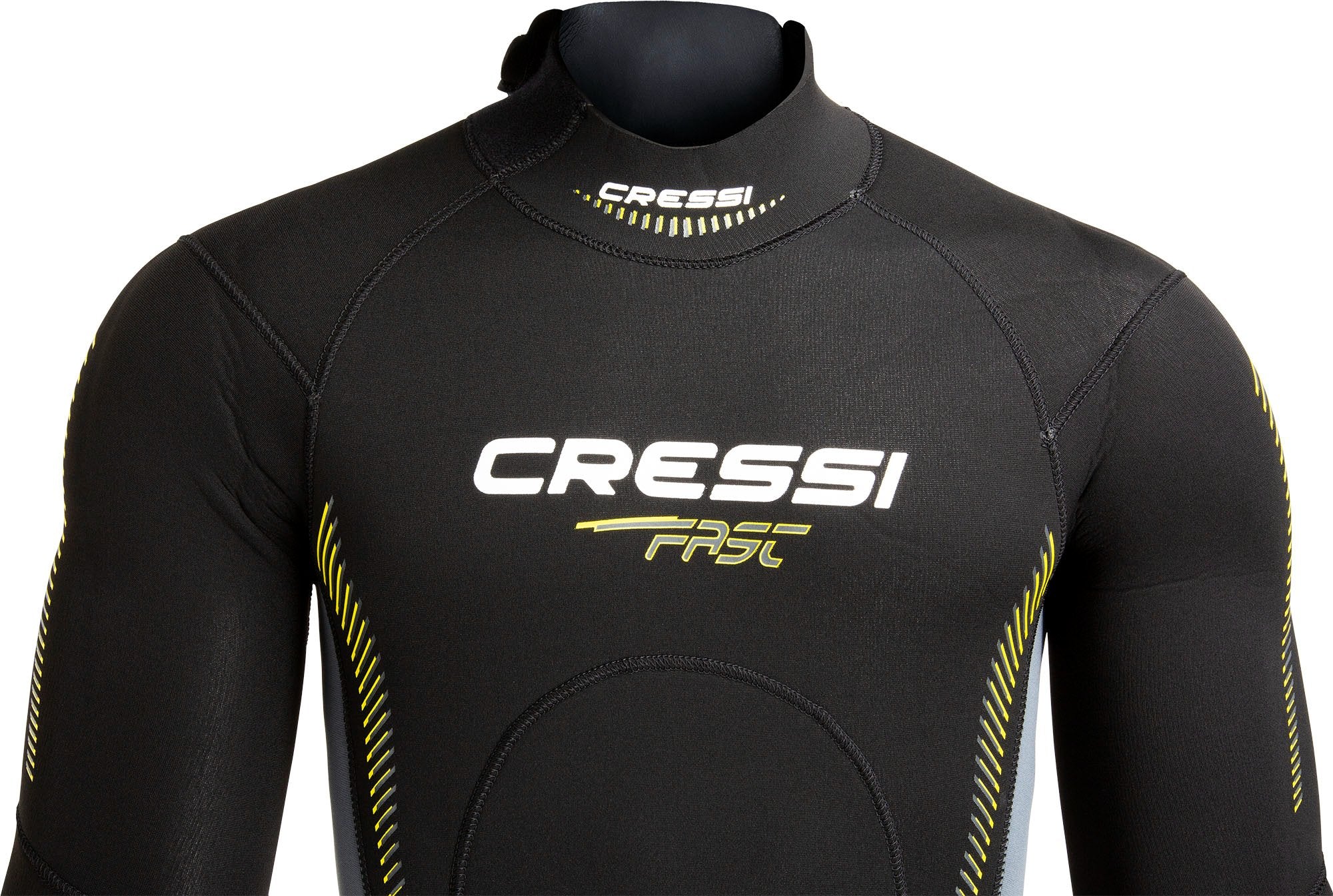 CRESSI Fast Man Monopiece Wetsuit 5mm - Black - L