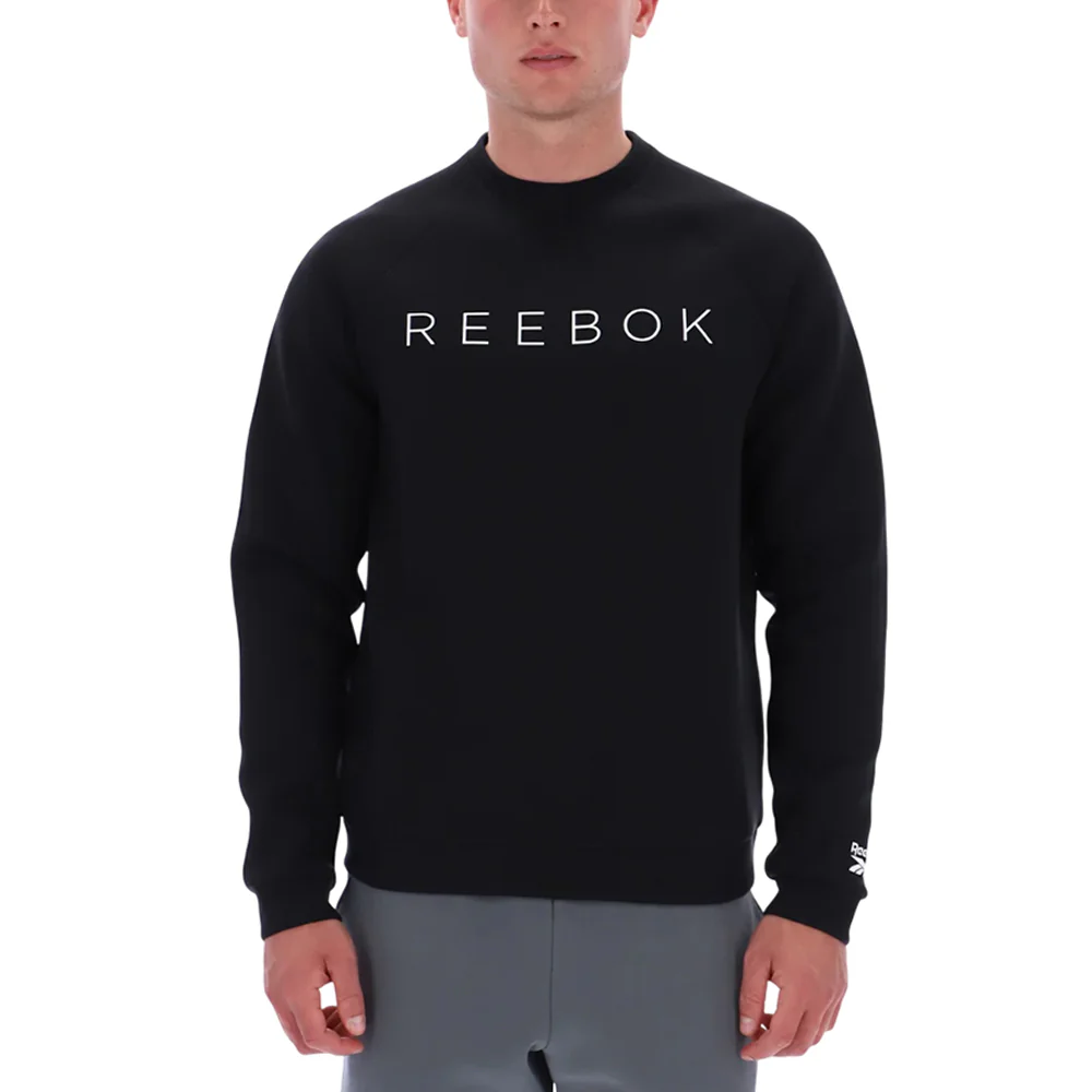 REEBOK Graphic Men's Sweatshirt - Black - L (US SIZE)