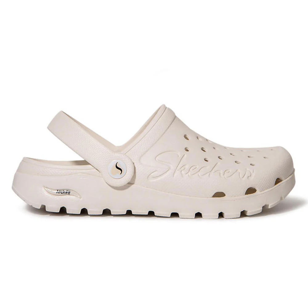 SKECHERS Foamies Arch Fit Footsteps Women's Sandals - Cream - US 10