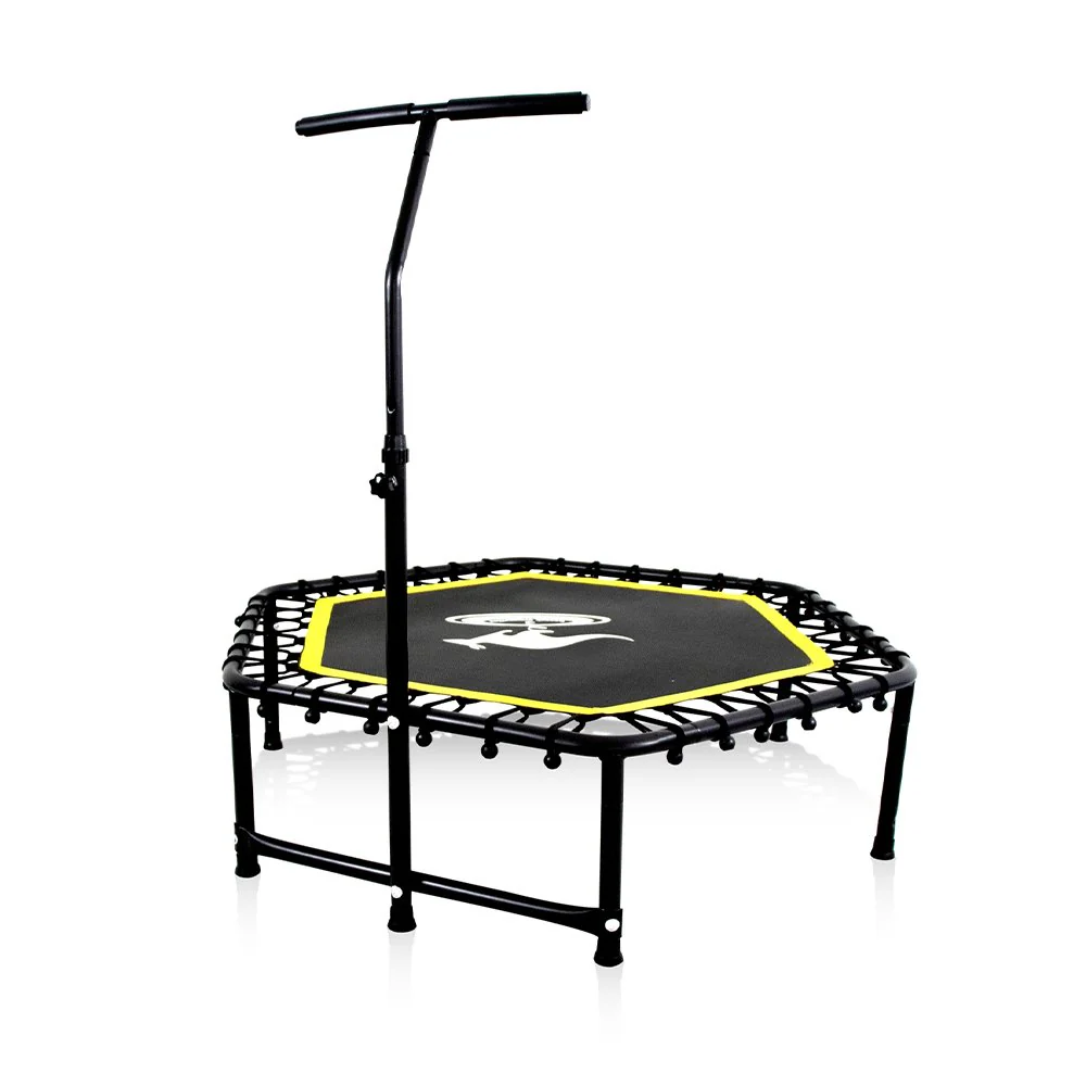 Sanook Trampoline แทรมโพลีนยางยืด ขนาด 53 นิ้วทรงหกเหลี่ยม สีเหลือง - Yellow - One Size