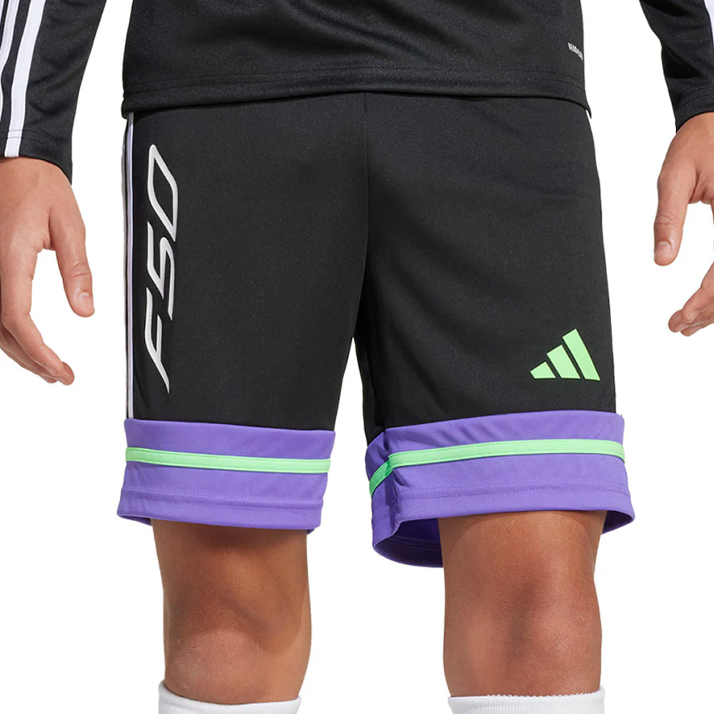 ADIDAS F50 Kids Football Shorts - Black - 116 CM