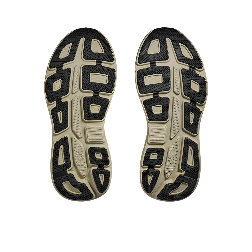 HOKA Bondi 9 Wide Men's Running Shoes - Beige - US 10