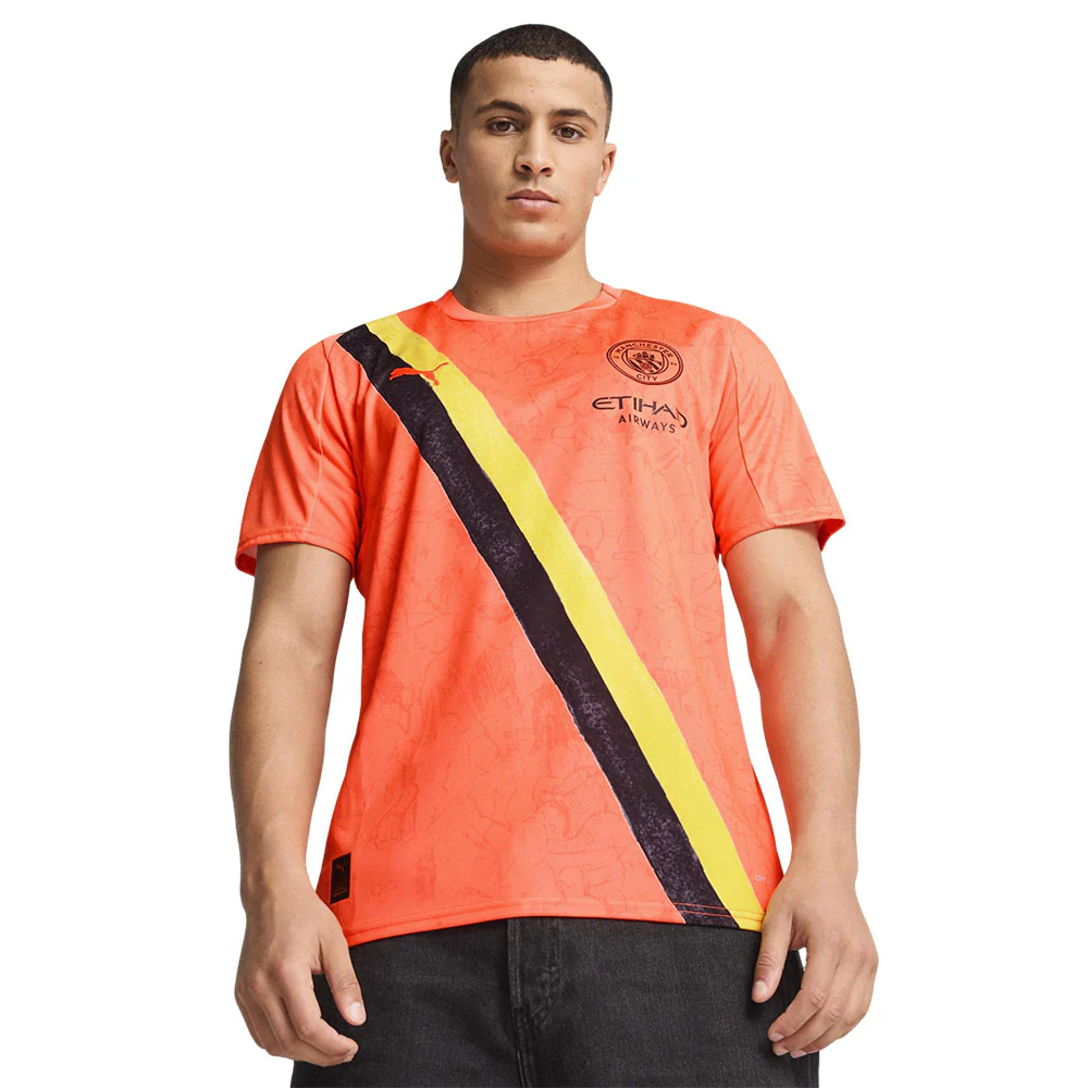 PUMA KidSuper x Manchester City Men's Football Jersey - Orange - 2XL (UK SIZE)