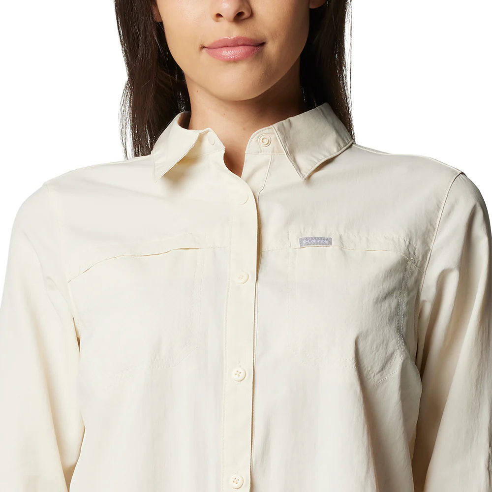 COLUMBIA Silver Ridge™ 3.0 Long Sleeve Women's Hiking Shirt - Beige - 2XL (US SIZE)