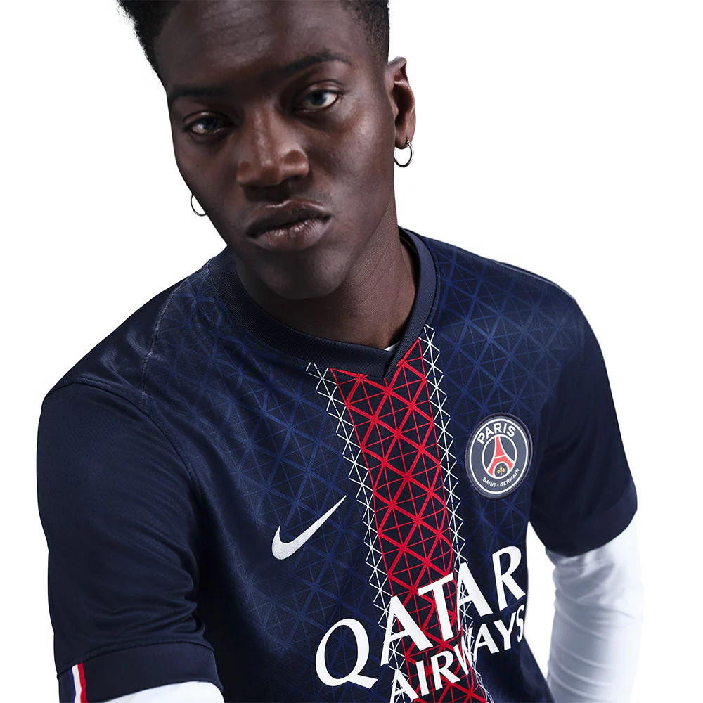 NIKE Men's Paris Saint-Germain Home Stadium  2025/26 Jersey - Blue - 2XL (US SIZE)