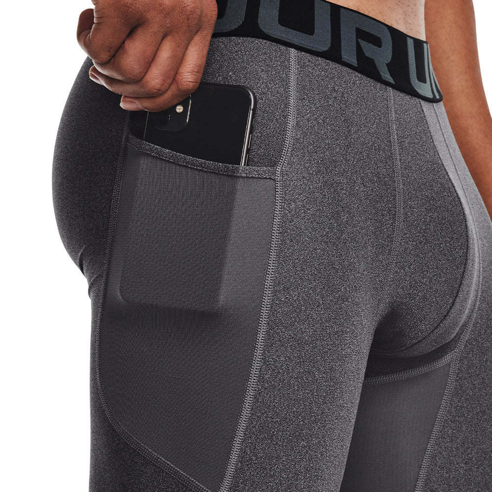 UNDER ARMOUR HeatGear® Men's Compression Shorts - Grey - L (US SIZE)