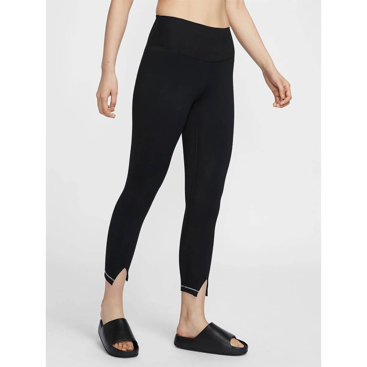 NIKE One Rib Women's Training Pants - Black - L (ASIAN SIZE)