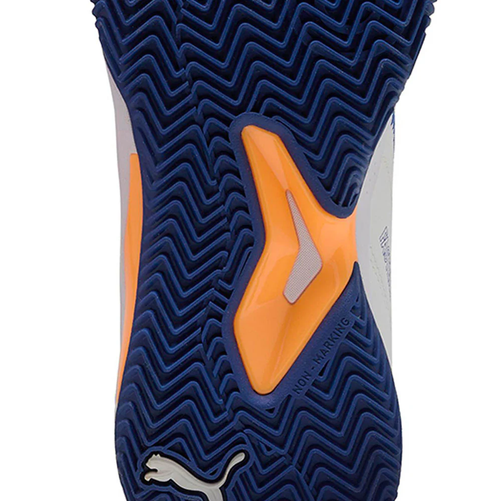 PUMA NOVA Smash Padel Men's Futsal Shoes - White - UK 10