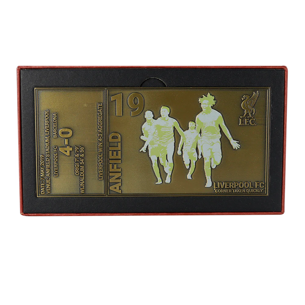 LFC 4 - 0 Barcelona Ticket - Gold - ONE SIZE