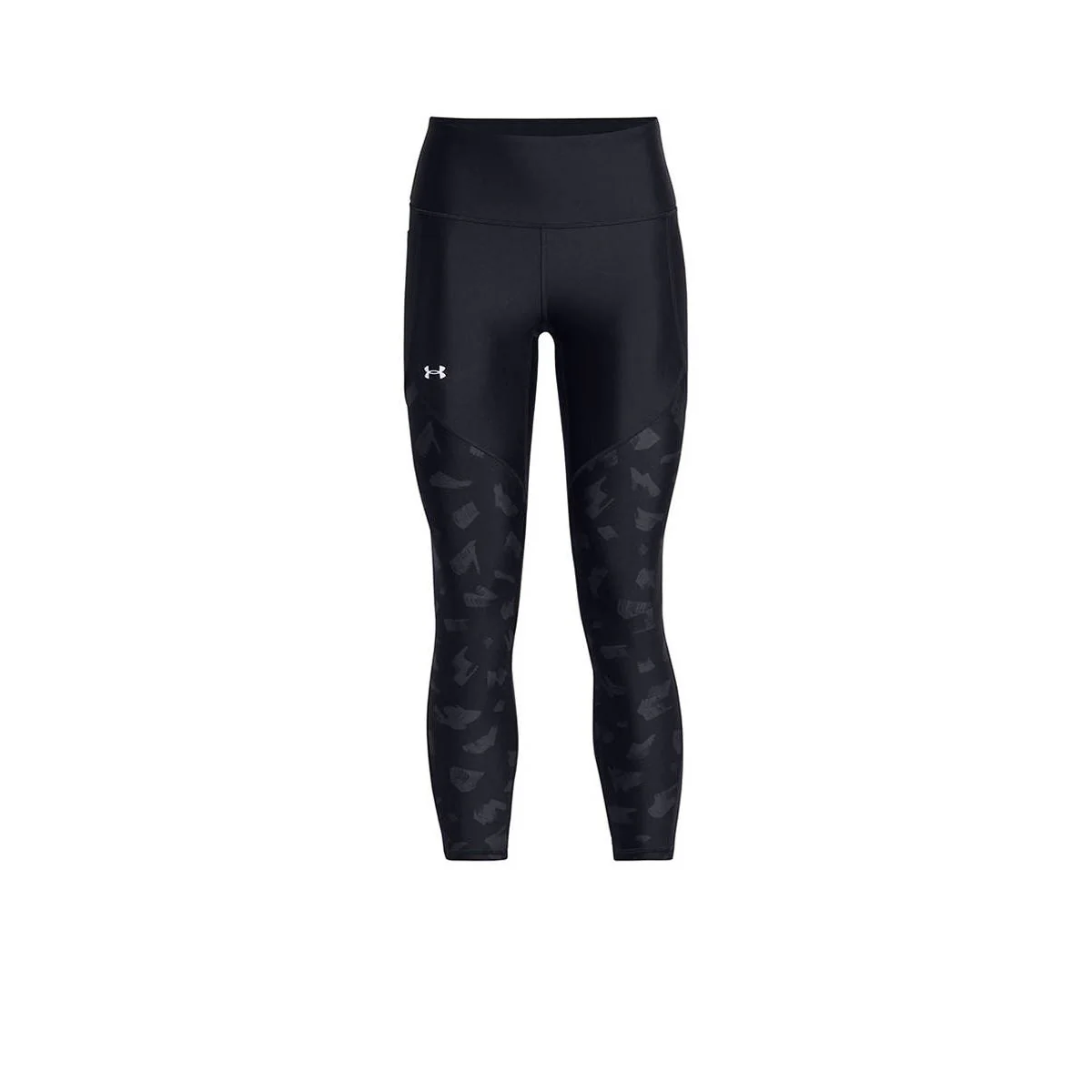 UNDER ARMOUR Tech™ Printed Panel Ankle Women's Training Leggings - Black - L (US SIZE)