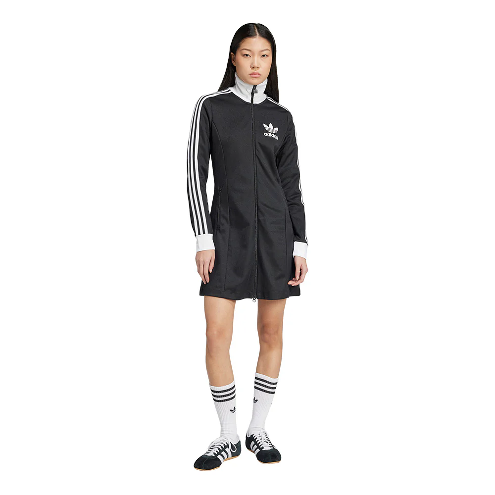 ADIDAS ORIGINALS Adicolor 3-Stripes Women's Dress - Black - 2XS (ASIAN SIZE)