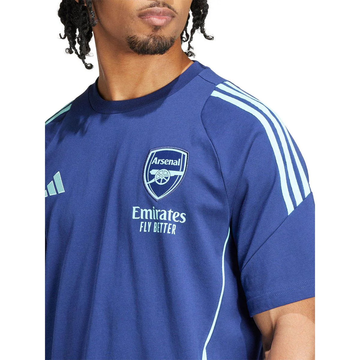ADIDAS Arsenal Tiro 24 Men's Football T-Shirt - Blue - 2XL (UK SIZE)