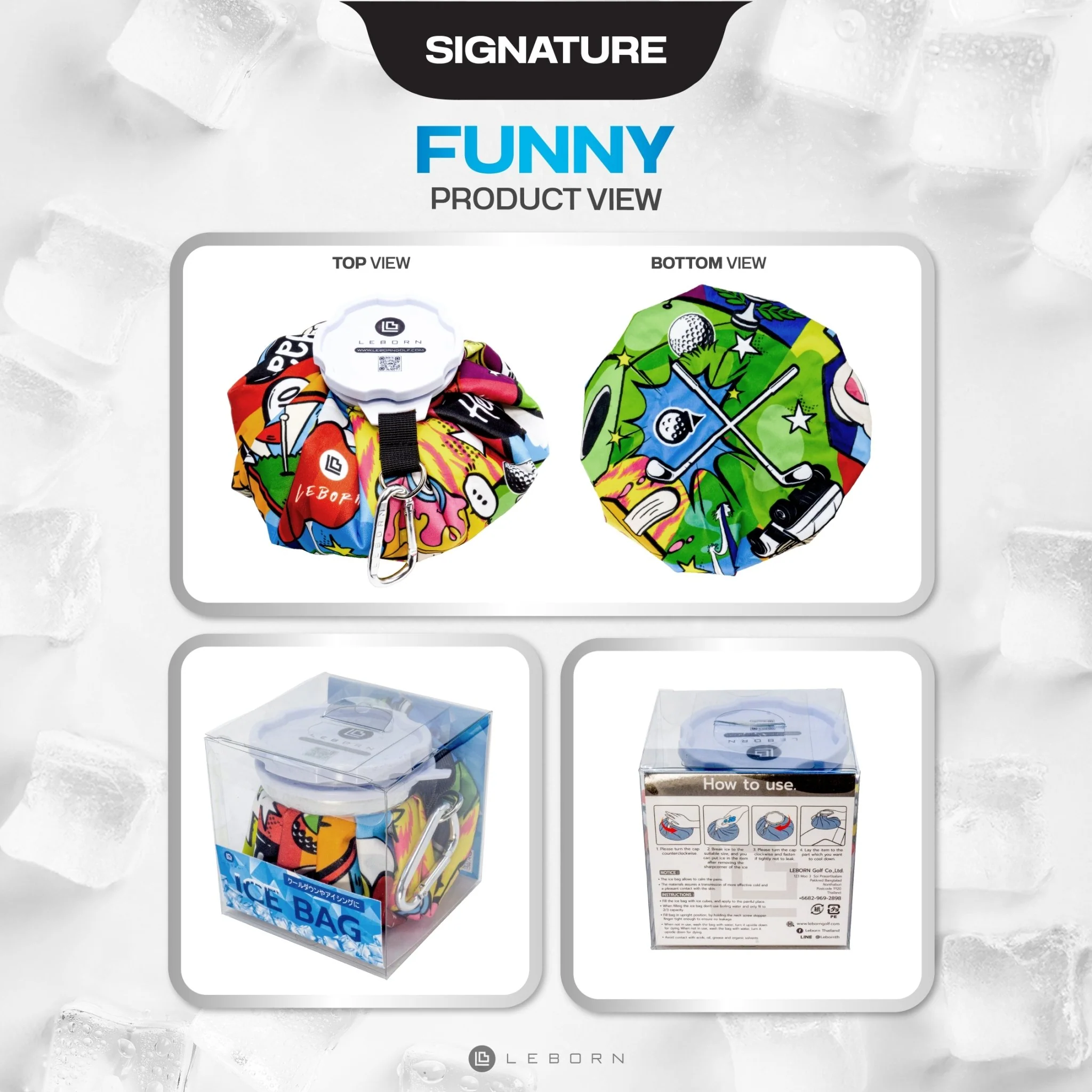 LEBORN Ice Bag ถุงประคบเย็น - Multi color - ONE SIZE - Funny