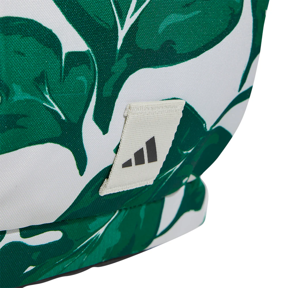 ADIDAS Leaf Print Unisex Backpack - Green - ONE SIZE