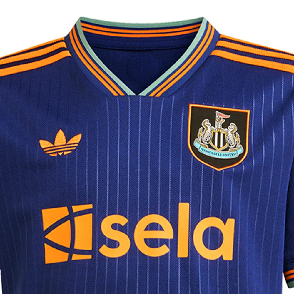 ADIDAS Kids Newcastle United FC Third 2025/26 Jersey - Blue - 128 CM