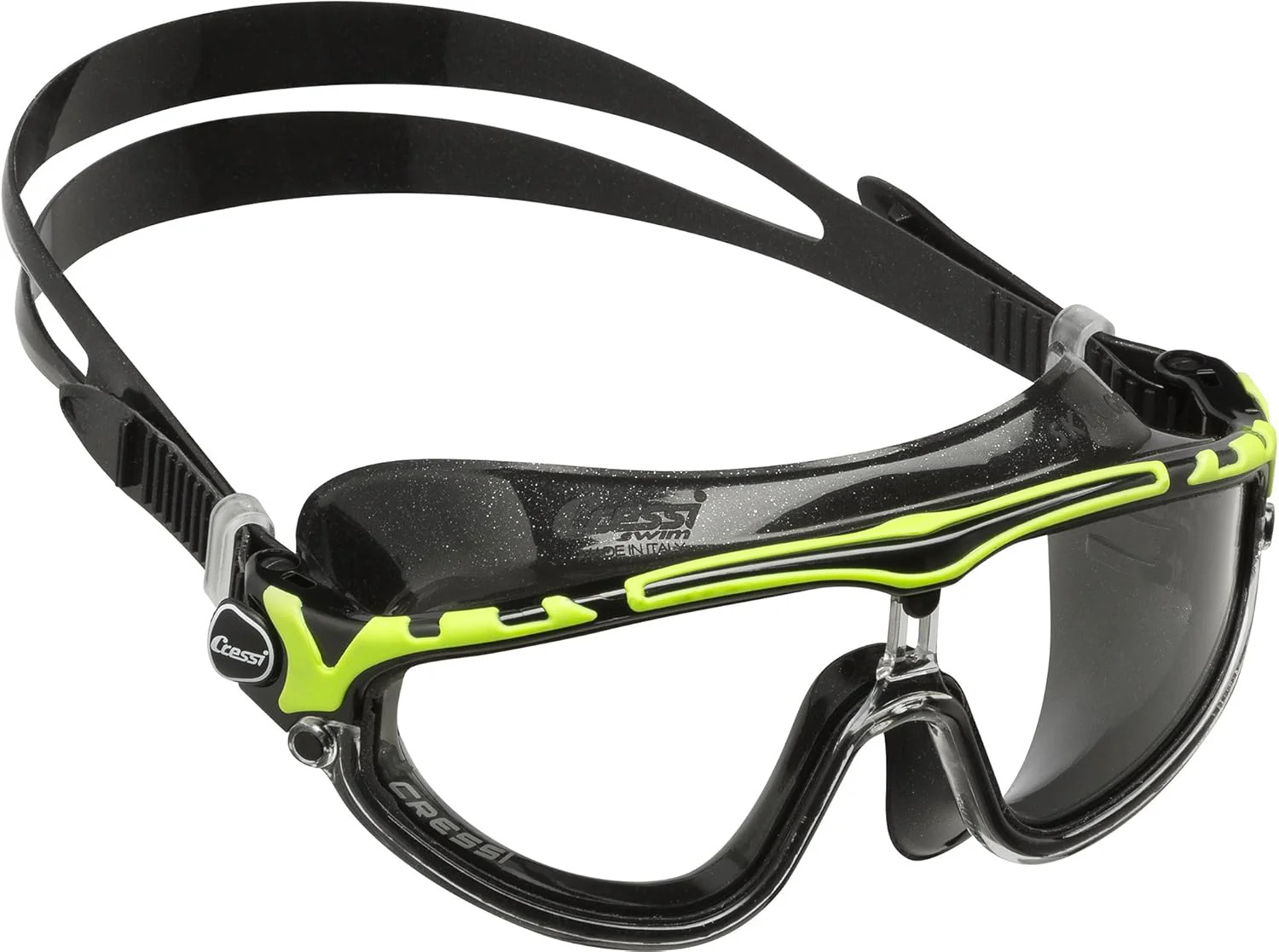 CRESSI Skylight Goggles - Multi color - ONE SIZE - BLACK/BLACK GREY MIRRORED LENS