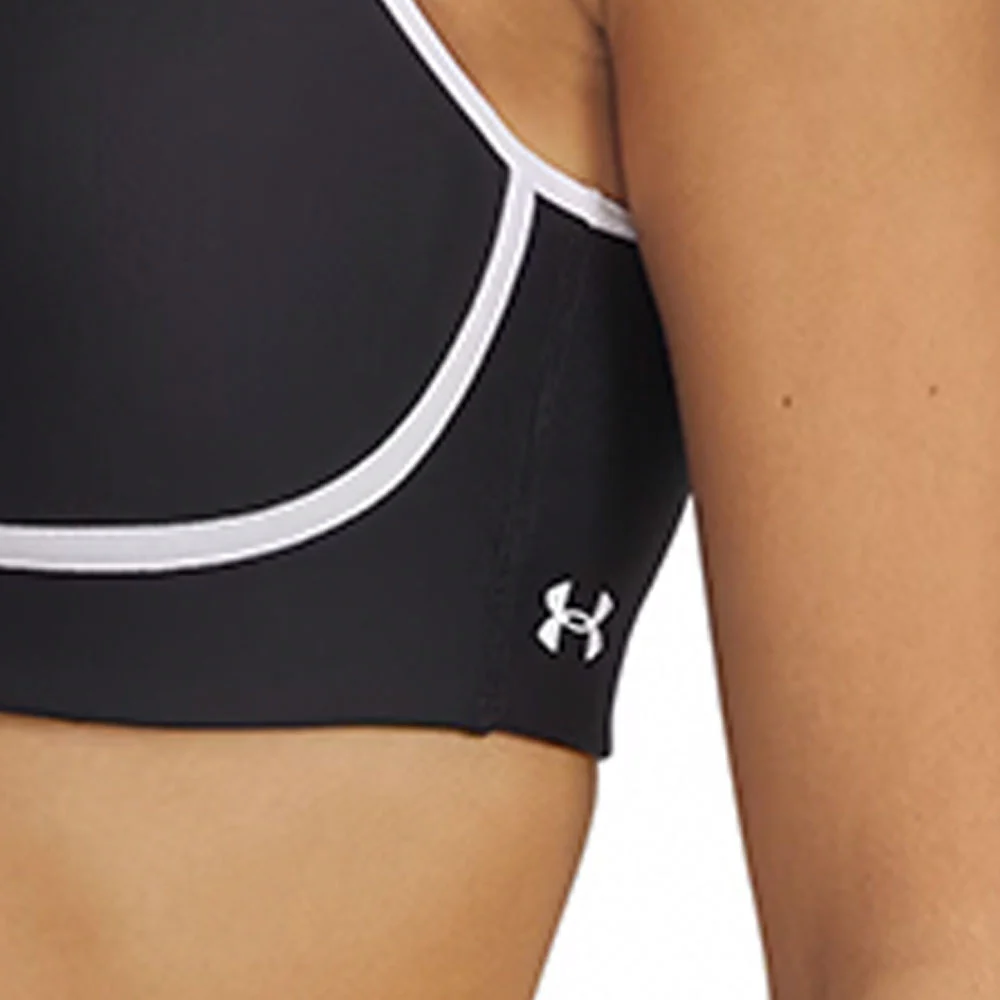 UNDER ARMOUR Infinity Mid Piped Women's Sports Bra - Black - L (US SIZE)