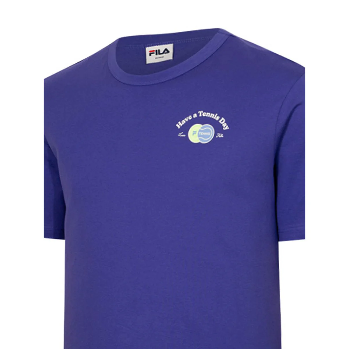 FILA Tennis Club Unisex T-Shirt - Purple - 2XL (US SIZE)