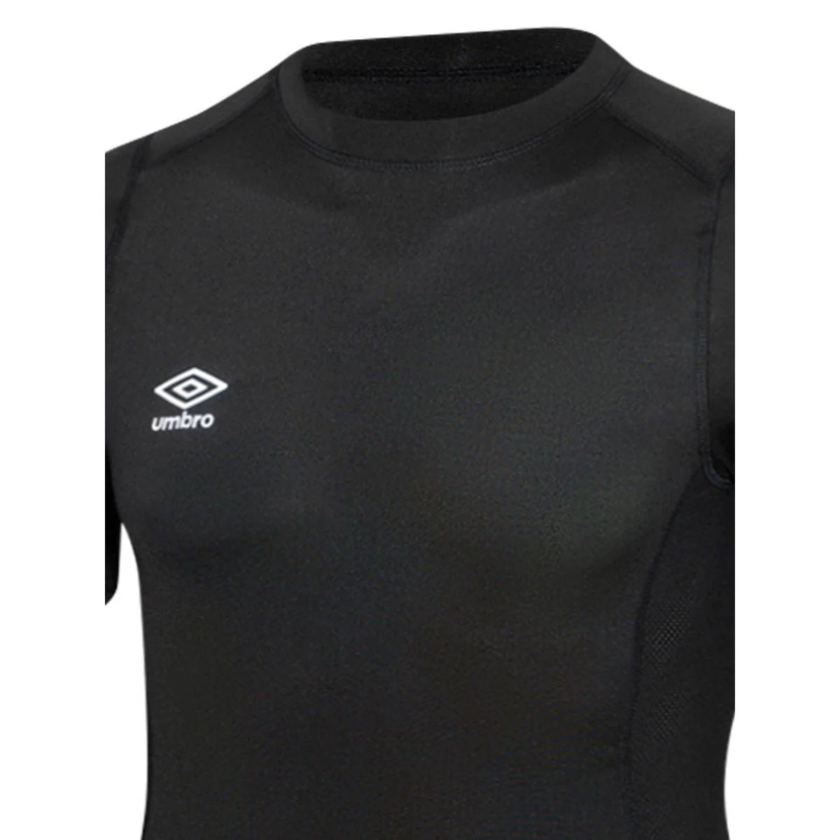 UMBRO Baselayer Men's Football T-Shirt - Black - 2XL (US SIZE)