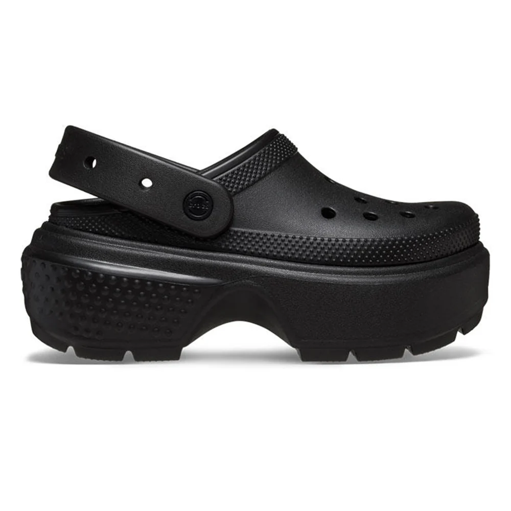 CROCS Stomp Clog Unisex Lifestyle Shoes - Black - US M10/W12