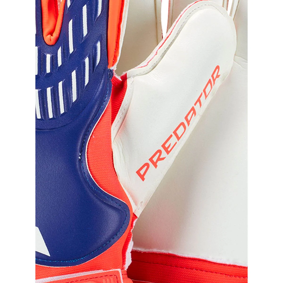 ADIDAS Predator Match Fingersave Men's Goalkeeper Gloves - Blue - UK 7