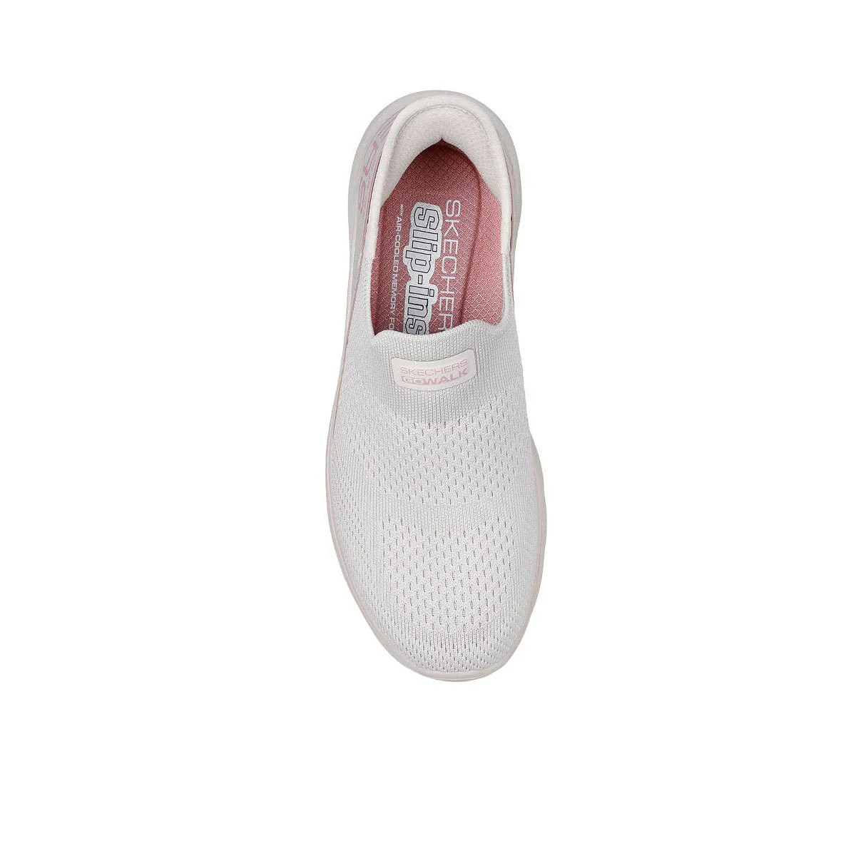 SKECHERS Hands Free Slip-ins®: GO WALK 7™ - Mia Women's Training Shoes - Cream - US 10