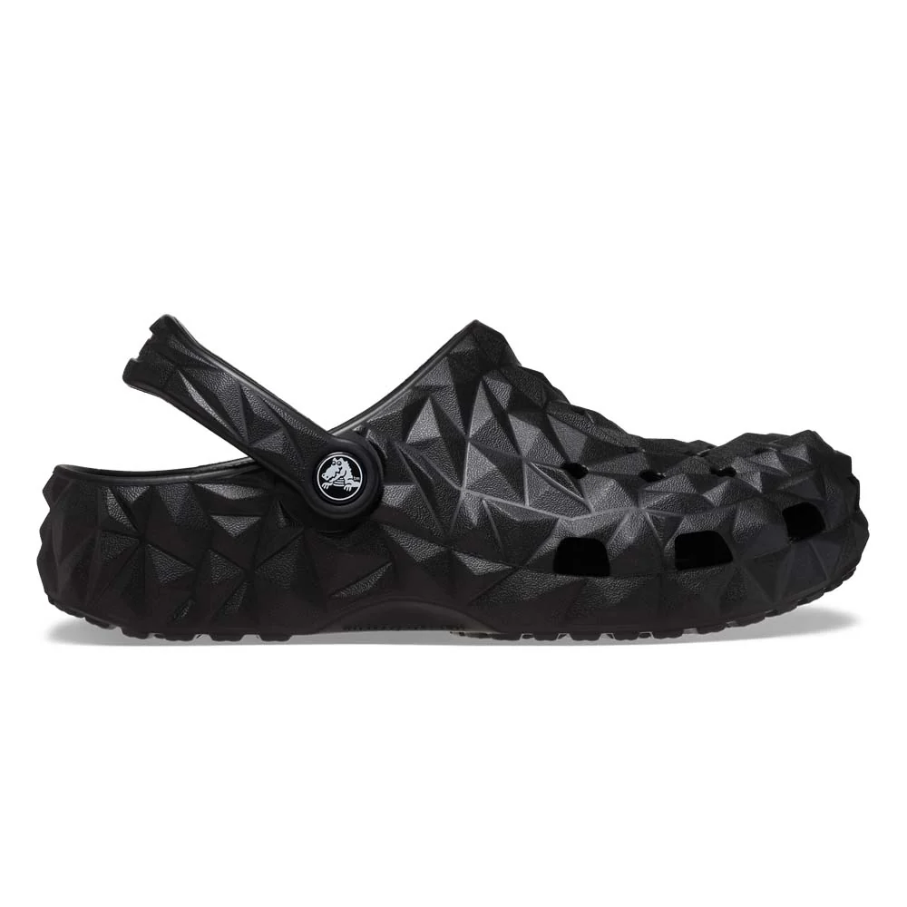 CROCS Classic Geometric Clog Unisex Shoes - Black - M10/W12