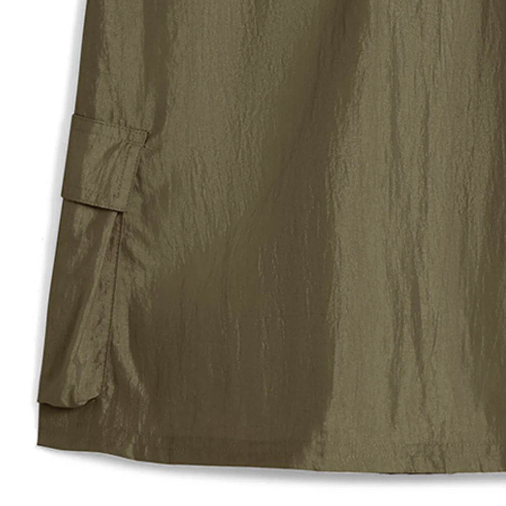 PUMA Bowtique Midi Woven Cargo Girls Skirt - Green - 128 CM