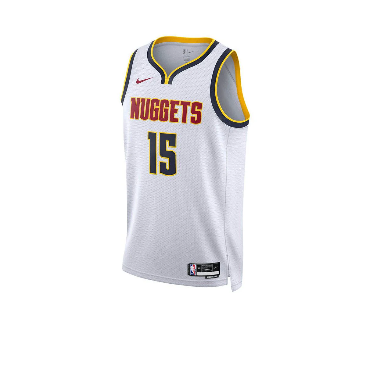NIKE Denver Nuggets Association Edition 2022/23 Men's Basketball Jersy - White - 2XL (US SIZE)