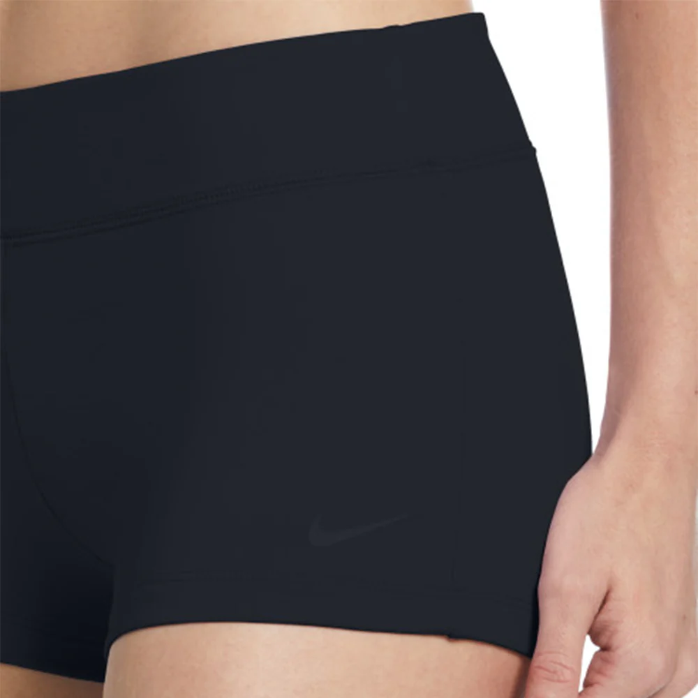 NIKE Essential Kick Women's Swim Shorts - Black - L (US SIZE)
