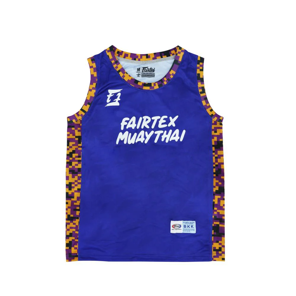 Fairtex Basketball Jersey - JS32 - Blue - Blue - L
