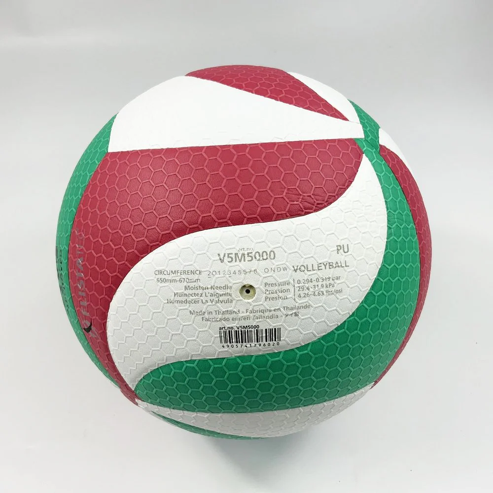 MOLTEN วอลเลย์บอล V5M5000 ลูกวอลเลย์ หนัง PU คุณภาพหนังนิ่มเป็นพิเศษ มีมอก. รุ่นแข่งขันนานาชาติ - Multi color - Volleyball Size 5