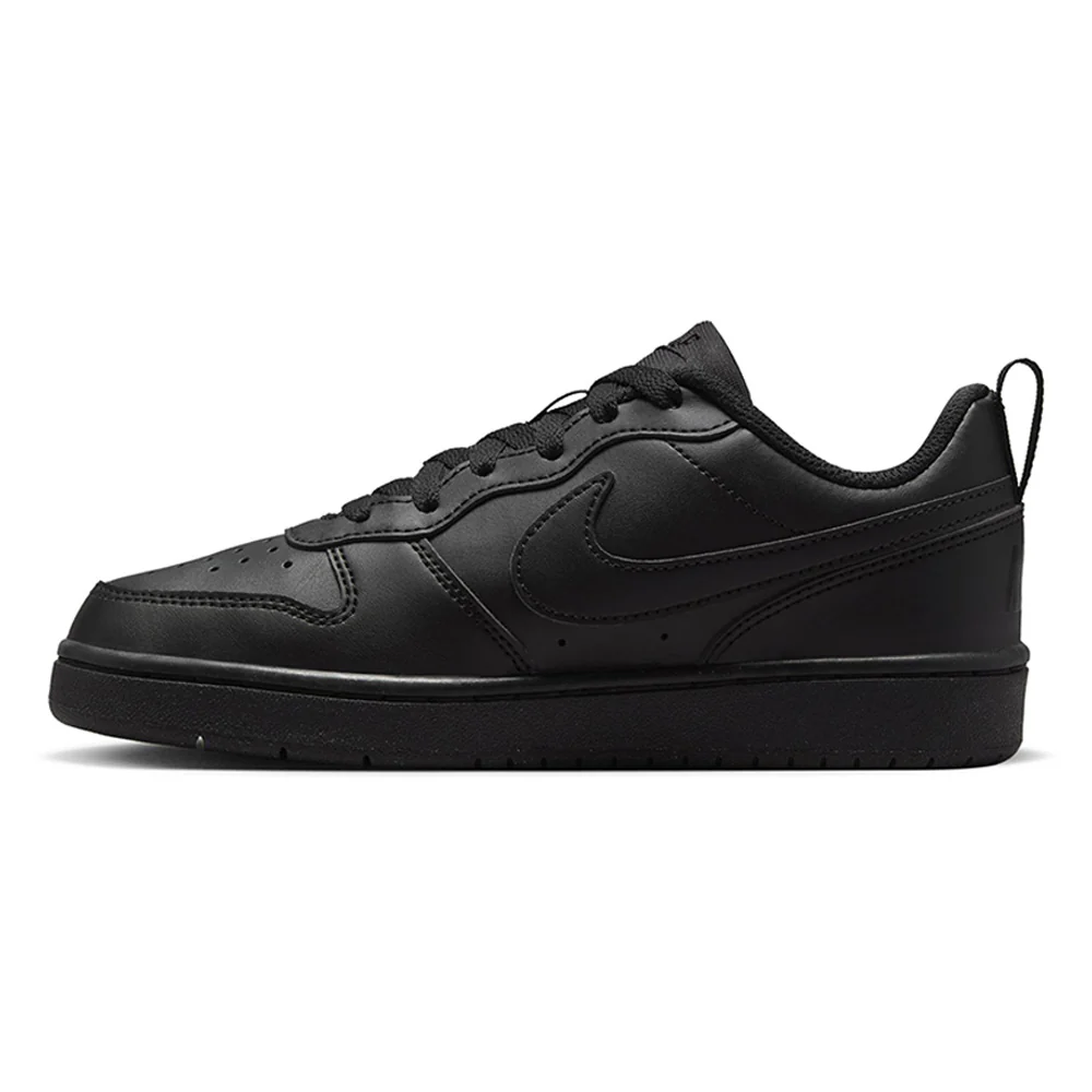 NIKE Court Borough Low Recraft Boys Lifestyle Shoes - Black - 4 Y
