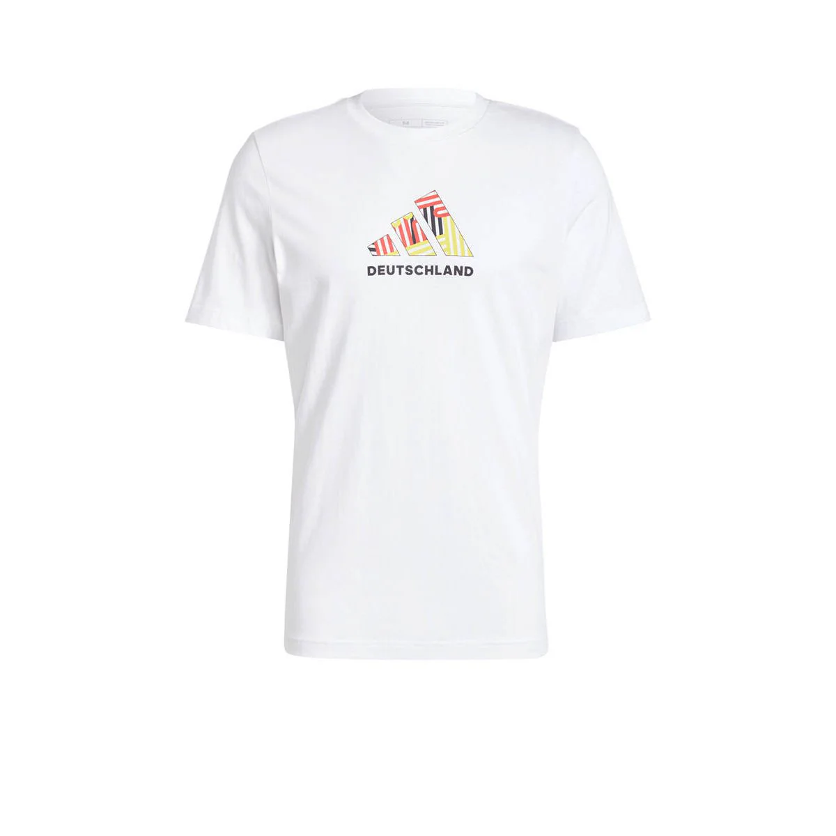 ADIDAS Germany Football Fan Graphic Men's T-Shirt - White - L (UK SIZE)