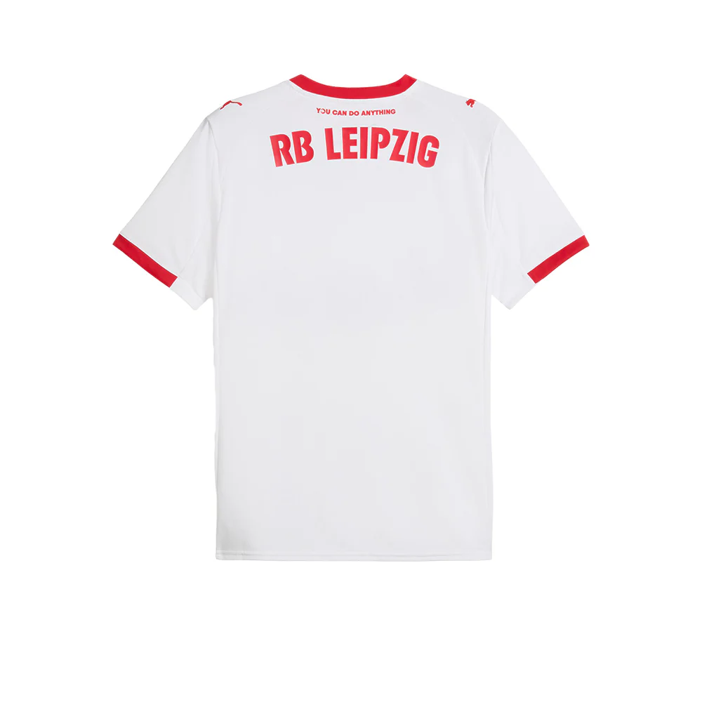 PUMA Men's RB Leipzig Home 2025/26 Jersey - White - 2XL (US SIZE)