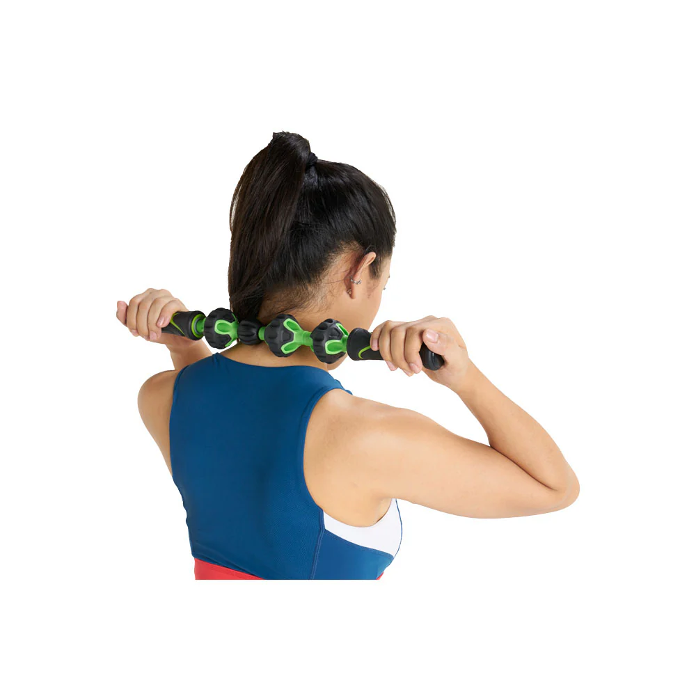 THAISPORTS ลูกกลิ้งนวดตัวแบบแท่ง ล้อกลาง เล็ก H-1423 สีดำ/เขียว - Multi color - ONE SIZE