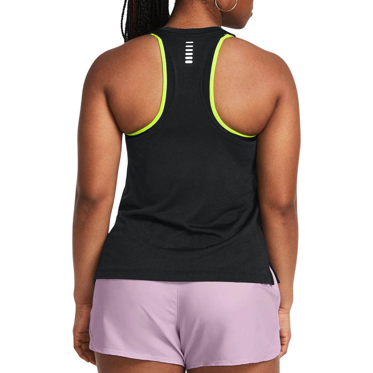 UNDER ARMOUR Launch Splatter Women's Running Tank - Black - L (US SIZE)