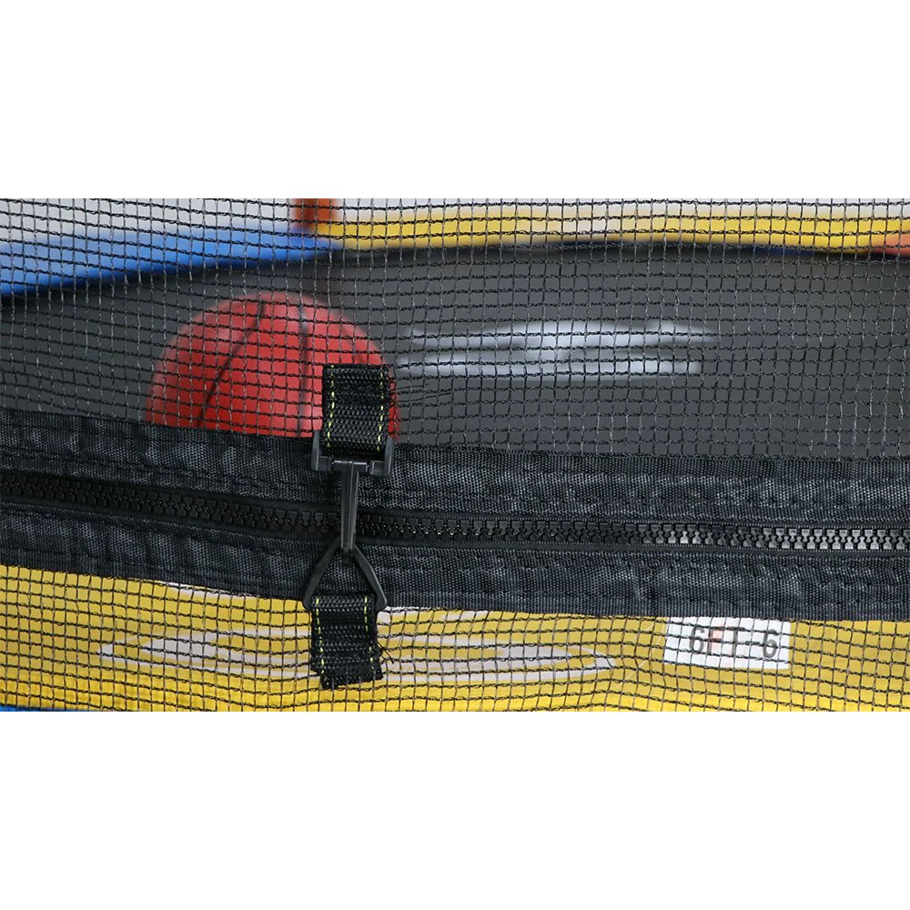 Sanook Trampoline แทรมโพลีนที่กระโดด รุ่นสแตนดาด ขนาด 6 ฟุต แถมฟรีแป้นบาส หลากสี - Multi color - One Size