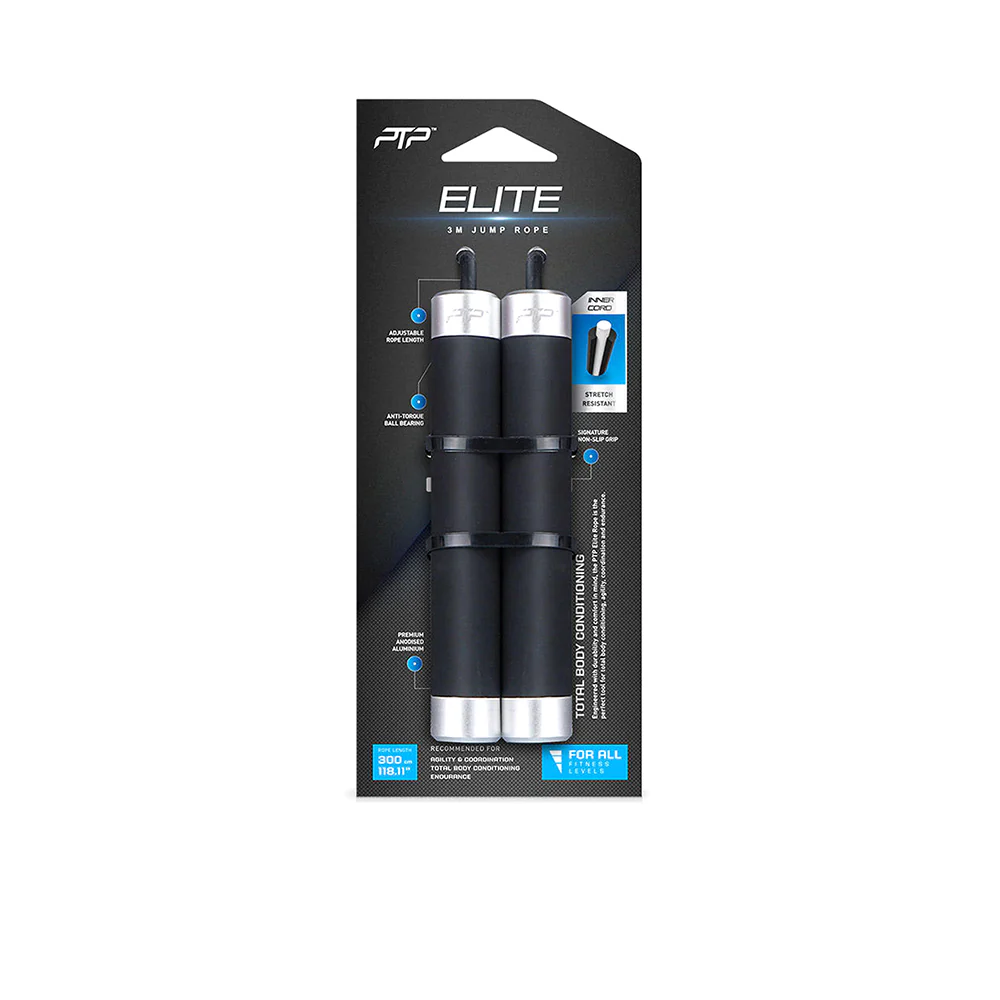 Elite Jump Rope - Black - ONE SIZE