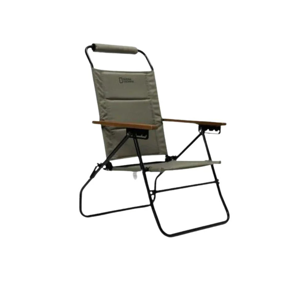 NATIONAL GEOGRAPHIC CAMPING CHAIR N235ACH010-055 เก้าอี้แคมป์ปิ้ง ผู้ชายและผู้หญิง KHAKI - Khaki - ONE SIZE