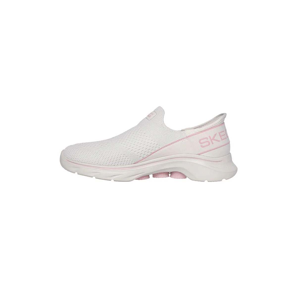 SKECHERS Hands Free Slip-ins®: GO WALK 7™ - Mia Women's Training Shoes - Cream - US 10