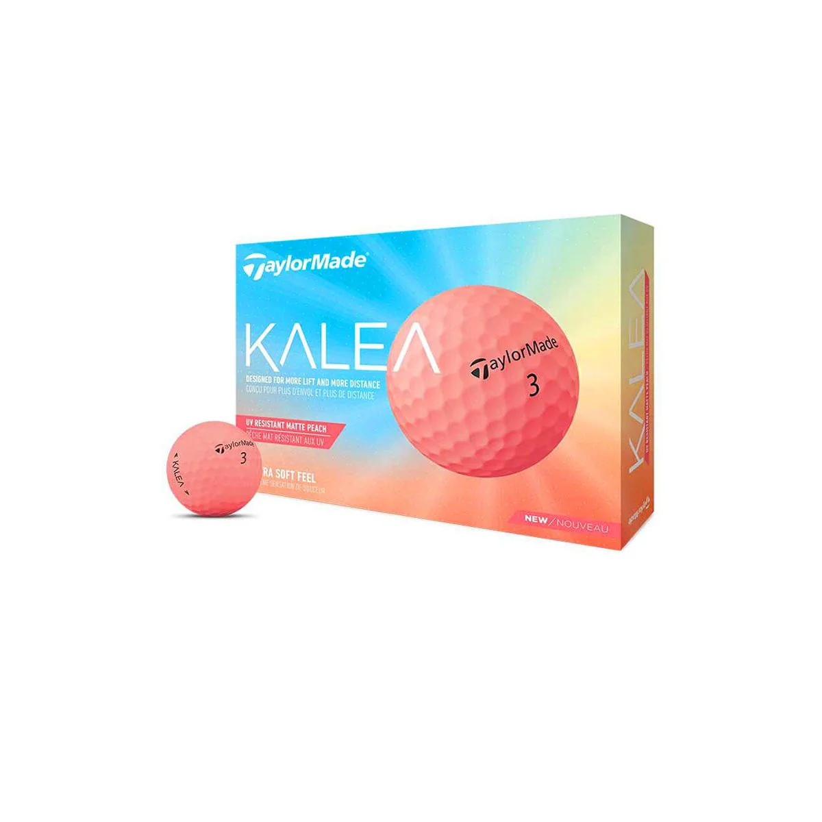 TAYLORMADE TM22 Kalea Golf Balls (12 Balls Pack) - Orange - ONE SIZE
