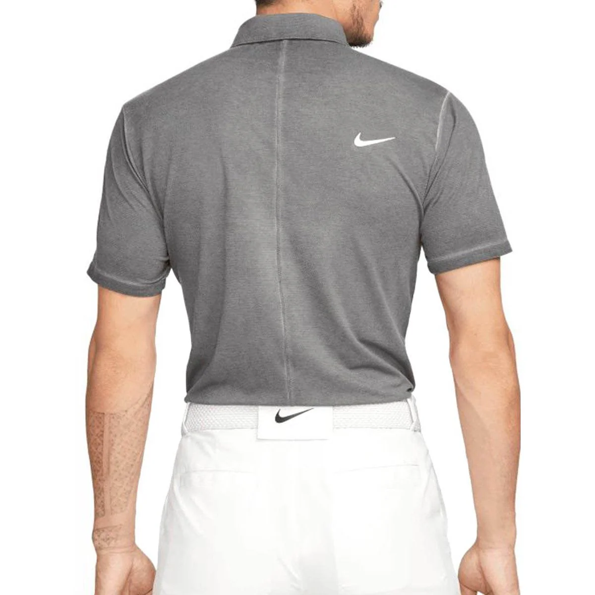 NIKE Dri-FIT Tour Washed Men's Golf Polo Shirt - Grey - 2XL (US SIZE)