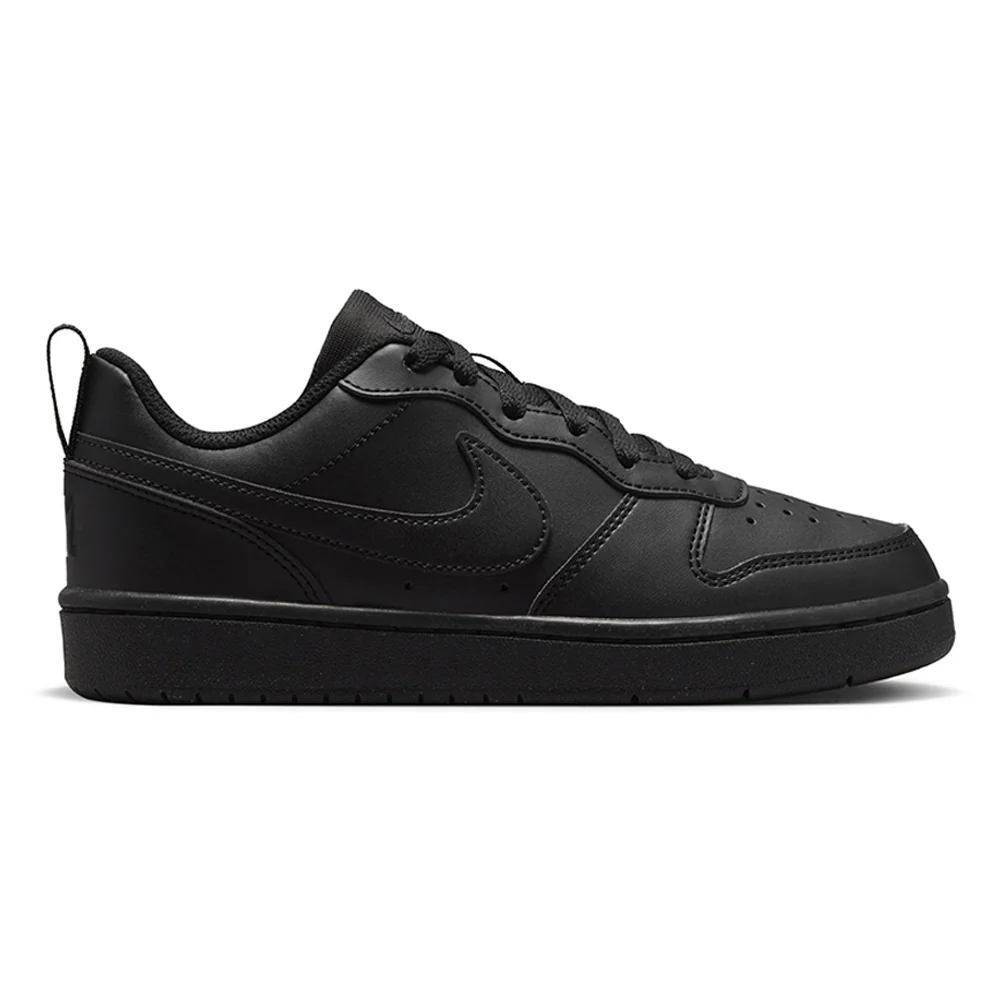 NIKE Court Borough Low Recraft Boys Lifestyle Shoes - Black - 4 Y