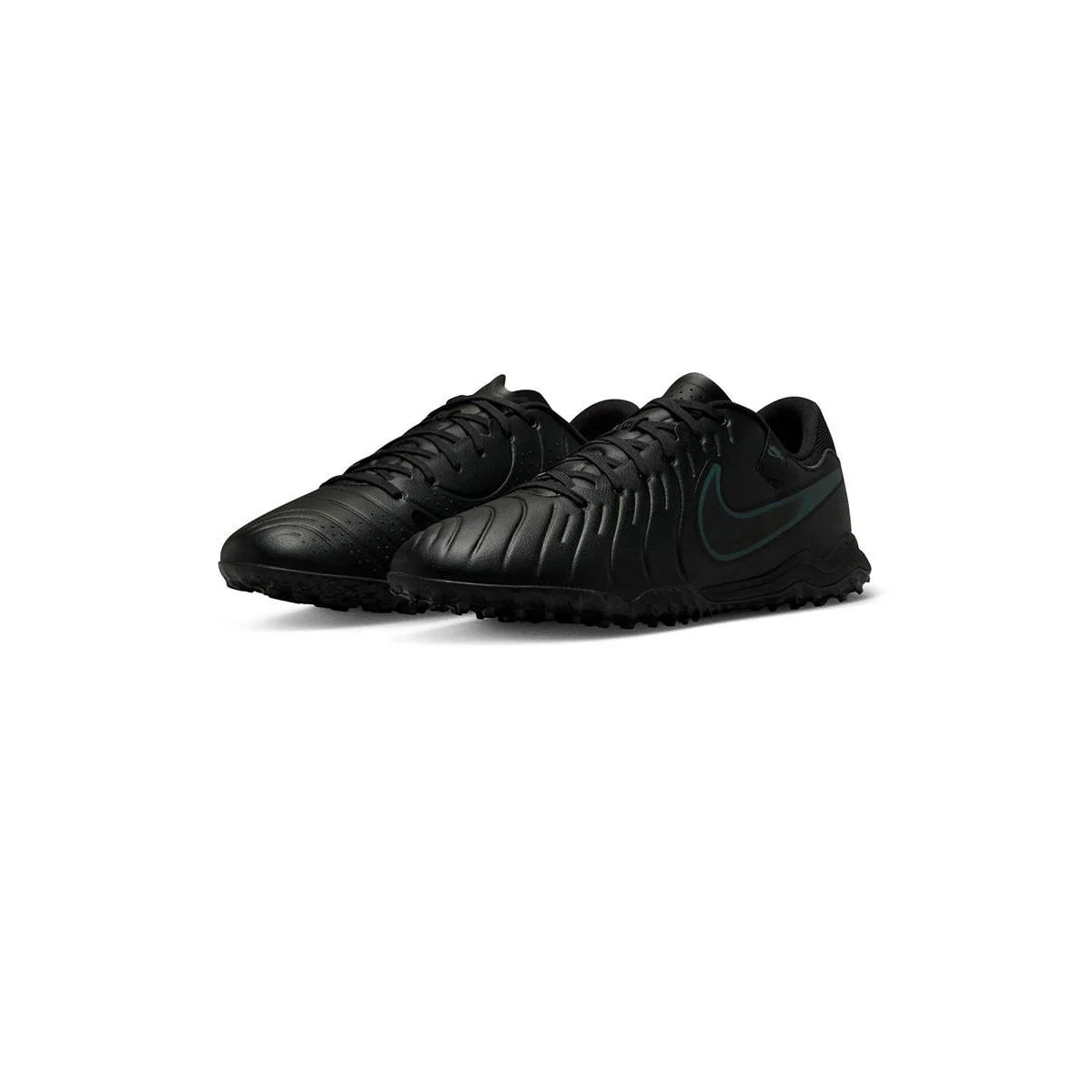 NIKE Tiempo Legend 10 Academy TF Men's Football Shoes - Black - US 10
