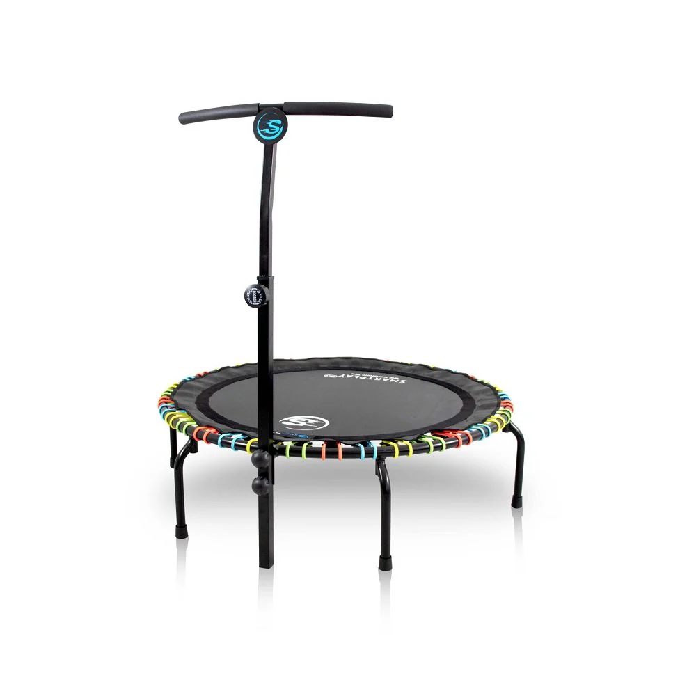 Smartplayonly แทรมโพลีนที่กระโดด รุ่น ซุปเปอร์บันจี้ยางยืด ขนาด 44 นิ้ว ทรงวงกลมขาแมงมุม หลากสี - Multi color - One Size